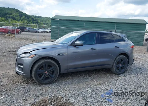 2020 Jaguar F-Pace R-Sport P250 Awd Automatic from USA, damaged, VIN SADCL2FX9LA636634